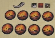 BLOOD RAGE: komplet 20 oryginalnych żetonów z gry