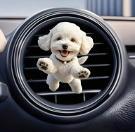 Zapach 2D PIESEK do samochodu na kratkę nawiewu DZIEŃ KOBIET