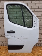 RENAULT MASTER III MOVANO 2010- PRAWE PRZEDNIE DRZWI PRZÓD KOMPLETNE BIAŁE