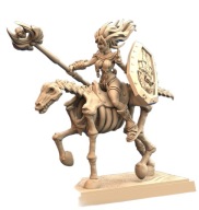 Eternal Rider on Skeletal Steed Wampirzyca Pinup C D&D RPG Druk 3D NSFW