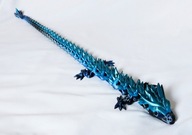 Smok 3D Figurka smoka Kryształowy smok 78cm Dekoracja pokoju Multivers3D