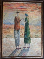 Obraz "Spóźniona milość", akryl na płótnie