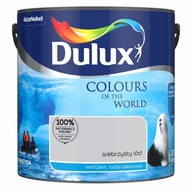 DULUX ŚWIATA FARBA LATEKSOWA ŚCIENNA Srebrzysty Lód 2,5L
