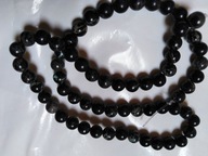 H6- JASPIS CESARSKI CZARNY - kula - 4mm - 25sztuk