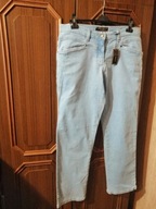 BPC SELECTION-NOWE JEANSY JASNO NIEBIESKIE STRETCH