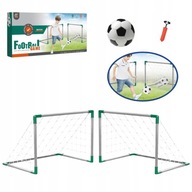 Zestaw piłkarski 2W1: bramka z piłką + druga bramka GRATIS