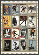 AJMAN - Sport- windsurfing I.O. Monachium 1973 ** Mi 2717-32 Ark.(1365)