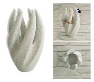 STOJAK, EKSPOZYTOR, ORGANIZER NA PIERŚCIONKI, BIŻUTERIĘ - MARMUREK