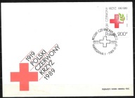 *FDC ROCZNIK 1989 Fi 3082 kas. POLSKI CZERWONY KRZYŻ