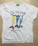 United Colors of Benetton bluzka top dziewczynka syreni ogon 104 cm 4 lata