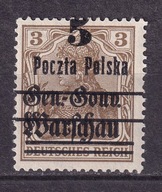 1918 Poczta Polska na GGW Fi 9 ** gw.Schmutz