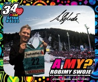 Oficjalny plastron z autografami topowych polskich skoczków