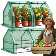 SZKLARNIA MINI OGRODOWA FOLIOWA TUNEL DO UPRAWY FOLIAK OGRÓDKU WARZYWA