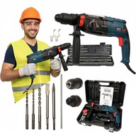 MŁOTOWIERTARKA SDS+ MŁOT UDAROWY WIERTARKA ZESTAW BAVARIA PLUS 2800 W MOCNY