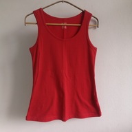 Czerwony top elastyczny Esmara 38 basic podkoszulek (286)