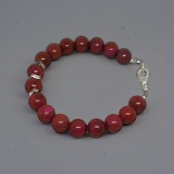 Sugilit...Bransoletka z czerwonego sugilitu