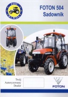 Foton Lovol 504 prospekt 2014 ciągnik traktor
