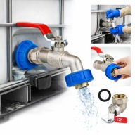 ZAWÓR KRAN DO MAUZERA ZBIORNIKA WODNEGO KOREK ZŁĄCZE NA WĄŻ 1/2 UNIWERSALNE