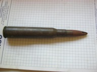 naboj ruski 12,7mm Dszk II WOJNA