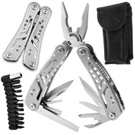 MULTITOOL SURVIVALOWY NARZĘDZIE WIELOFUNKCYJNE ZESTAW NARZĘDZI 24w1 Z ETUI