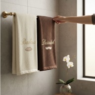 RĘCZNIKI NA DZIEŃ BABCI I DZIADKA ZESTAW RĘCZNIKÓW BAWEŁNA 50X100CM