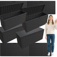 SKRZYNIA OGRODOWA 280L KUFER DO OGRODU NA BALKON ZAMYKANY 120X57X46CM 7KG