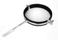 OBEJMA RUR guma i śruba SREBRNA 5" 120-127 mm