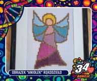 Obrazek "Aniołek" rękodzieło