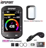 Licznik rowerowy nawigacja iGPSport BSC300 + uchwyt IGPsport M80+etui+folia