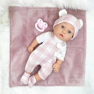 Lalka Bobas w nosidełku ubranko czapeczka Niemowlak Noworodek 30CM