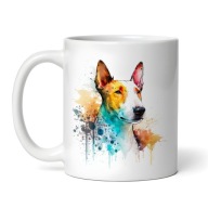 Kubek z bulterierem, bullterrier kolory 330ml