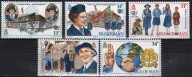 Wyspa Man 1985 Znaczki 272-6 ** harcerstwo