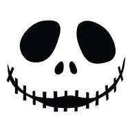 Naklejka Dynia Joker Scary Face na Haloween od GravArt #2