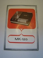 instrukcja Unitra ZRK magnetofon kasetowy MK 125