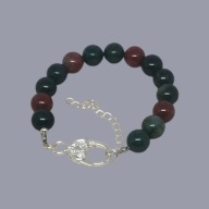 Heliotrop...Śliczna bransoletka z magicznego heliotropu