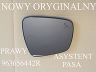 963656442R Wkład lusterka prawy asystent pasa Espace V Kadjar NOWY ORYGINAŁ