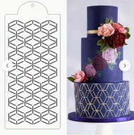 Szablon do dekoracji tortu , areograf nr kratka nr 22