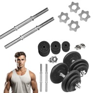 HANTLE ŻELIWNE REGULOWANE ZESTAW 2X 20 KG SPORT BLAST 40KG