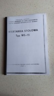 Wiertarka stołowa WS-15 - DTR