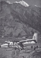 NEPAL - LUKLA - LOTNISKO - SAMOLOT - ROYAL NEPAL AIRLINES