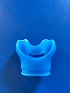 Ergonomiczny silikonowy uniwersalny ustnik do automatu fajki - niebieski