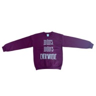 Bluza bordowa z nadrukiem crewneck S Gildan Heavy Blend