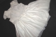 PRIMARK 1,5-2 L. SUKIENKA WIZYTOWA TIUL KORONKA BIAŁA SUPER NOWA!