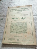 Szwajcaria Wildstrubel 1:50000 stara mapa