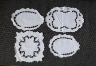 4 serwetki ręcznie haftowane
