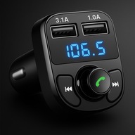 Zestaw głośnomówiący 12V do samochodu z Bluetooth, USB i SD – muzyka