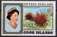 **806 COOK ISLANDS 1408 NOMINAŁ 15$ = 30E - KORALOWCE