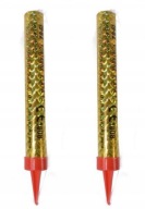 Fontanna tortowa, urodzinowa - złota 12cm - komplet 2-ch fontann.