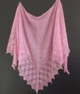 Chusta kid moher jedwab merino rękodzieło