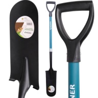 SZPADEL DRENARSKI WASKI SADOWNICZY ERGONOMICZNY DLUGA MOCNA GLOWA 14X121CM